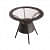 Outdoor / Indoor Chair Set 3+1 With Glass Table - front_view