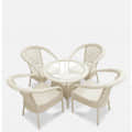 Chelsea Beautiful Patio Chair & Table Set (4+1) - right_view