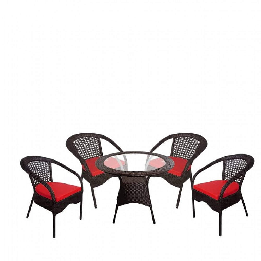 Garden Chair Table Set 4+1 - photo