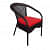 Garden Chair Table Set 4+1 - left_view