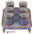 Tea Set Veri Peri - Hand Painted Tea Kettle, 6 glass & A Cart Set - top_view