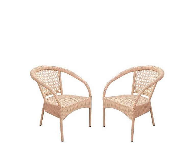 Patio Outdoor Garden Chair Set  (Set of 2)