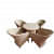 Patio Indoor/Outdoor Chair Table Set (4 Chair + 1 Table) - front_view