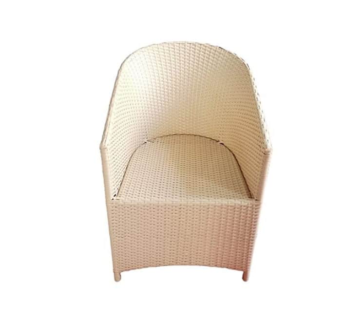 Patio Indoor/Outdoor Chair Table Set (4 Chair + 1 Table) - rear_view