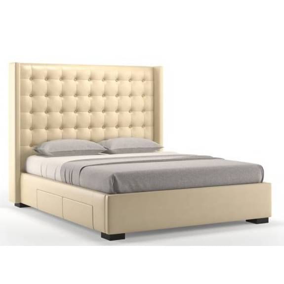 Harris Upholstered Queen Bed With 4 Drawers
