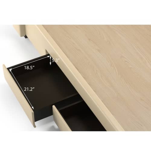 Harris Upholstered Queen Bed With 4 Drawers