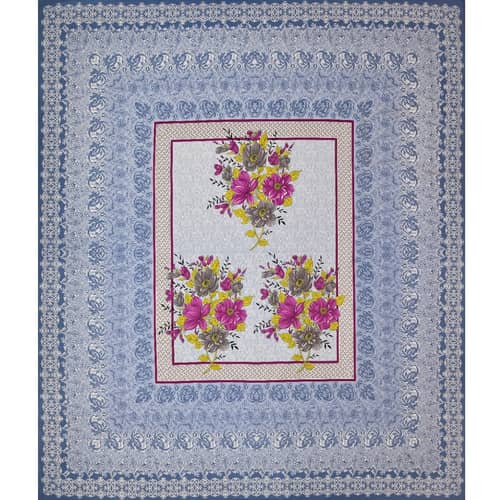 Pure Cotton Premium Quality King Size Bedsheet With 2 Designer Pillow Covers