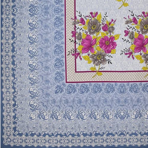 Pure Cotton Premium Quality King Size Bedsheet With 2 Designer Pillow Covers