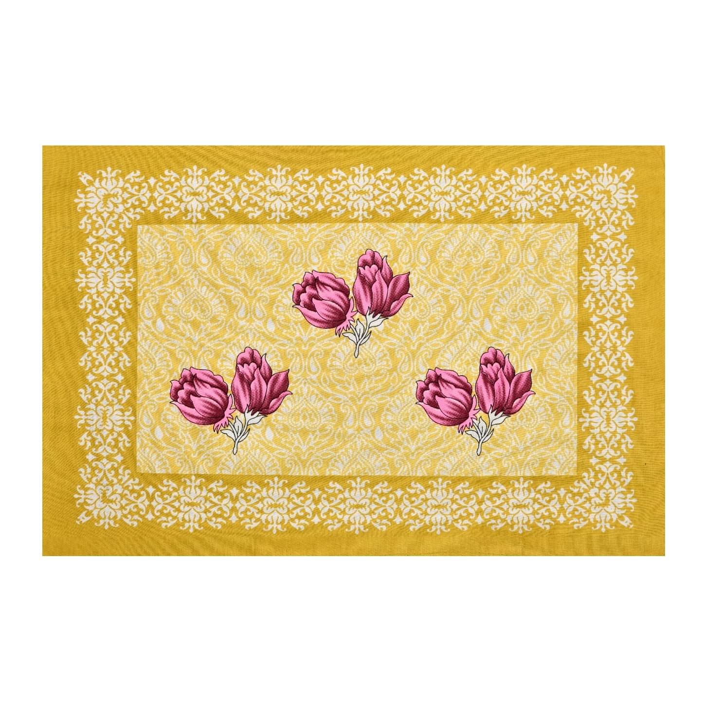 Pure Cotton Premium Quality King Size Bedsheet With 2 Designer Pillow Covers