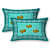 Pure Cotton Premium Quality King Size Bedsheet With 2 Designer Pillow Covers - top_view