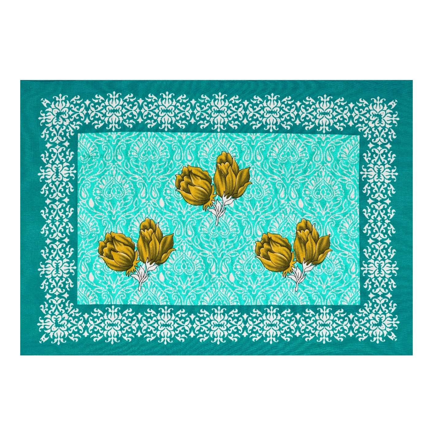 Pure Cotton Premium Quality King Size Bedsheet With 2 Designer Pillow Covers