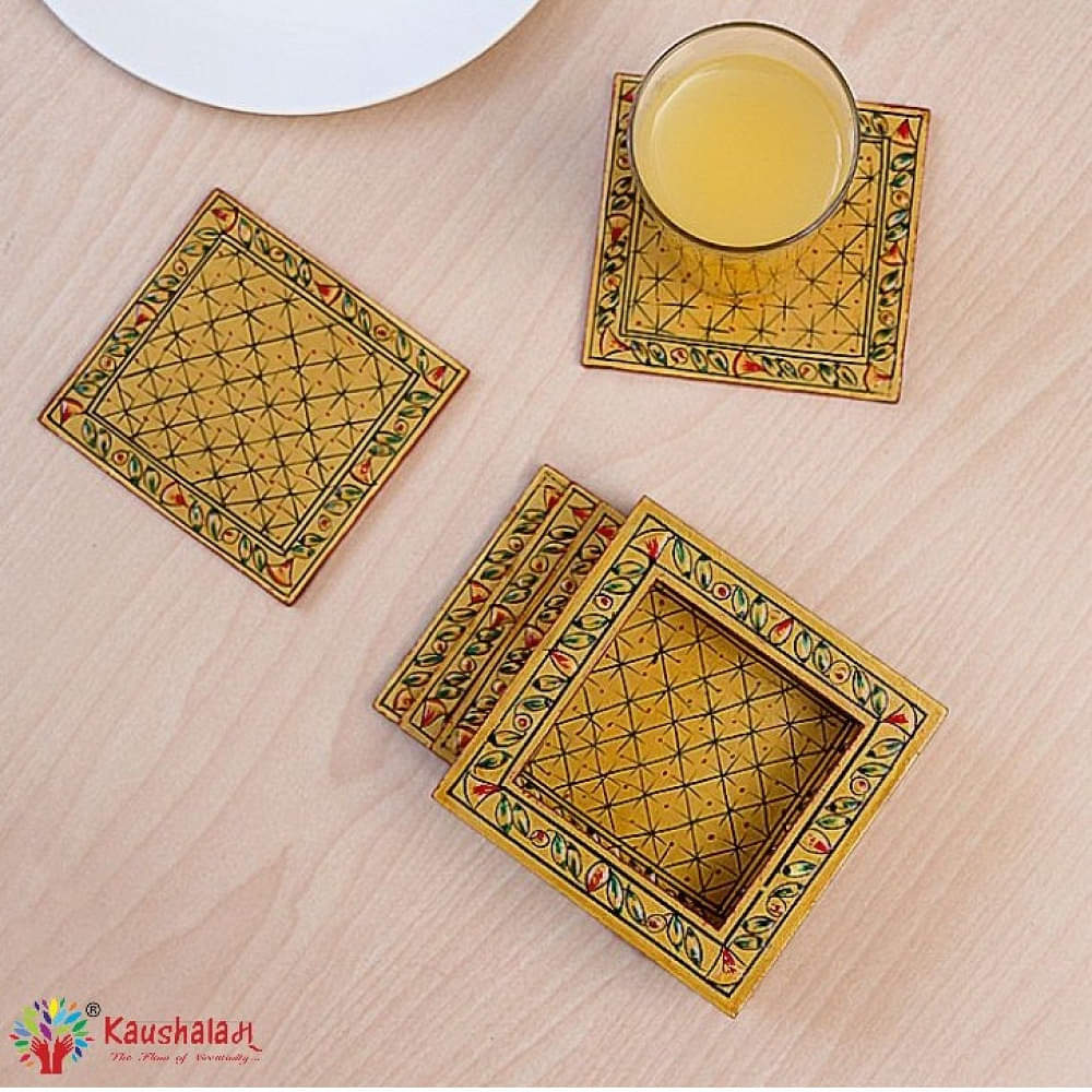 Hand Painted Coasters - photo