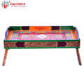 Hand Painted Folding Table Cum Tray - front_view