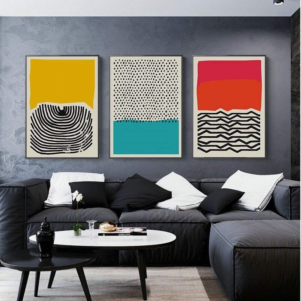 Abstract  Multi design Wall Panels (Set of 3) - photo