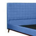 Isidora Upholstered Bed In Blue Colour In King Size - rear_view