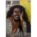 Bob Marley Hand painted Wall Painting - front_view