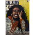 Bob Marley Hand painted Wall Painting - top_view
