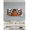 Eyes Of Bengal Tiger Canvas Painting - photo