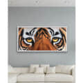 Eyes Of Bengal Tiger Canvas Painting - top_view
