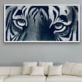 Eye of Bengal Tiger Wall Painting - rear_view