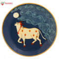 Hand Painted Ceramic Wall Plate : Pichwai - photo