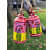 Hand Painted Cow Bells - Hanging bells Set Of 2 - top_view