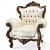 Royal Maharaja 5 Seater Sofa Set - top_view