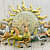 Sun Running Horse Wall Art with LED Light - photo