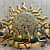 Sun Running Horse Wall Art with LED Light - front_view
