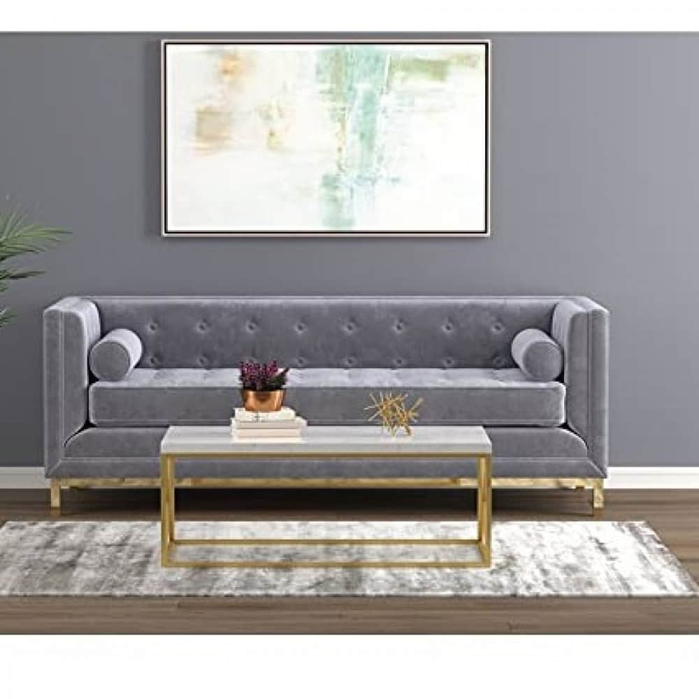 Metal frame Cross Legs  Center Table - photo