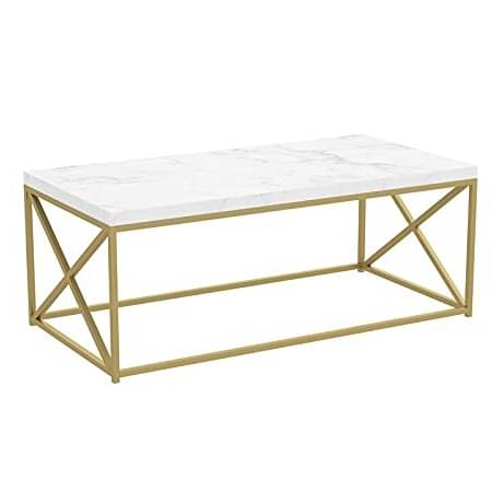 Metal frame Cross Legs  Center Table