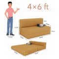 Dublin Foldable Sofa/Sofa Cum Bed - rear_view