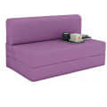 Dublin Purple Sleeper Sofa Cum Bed - front_view