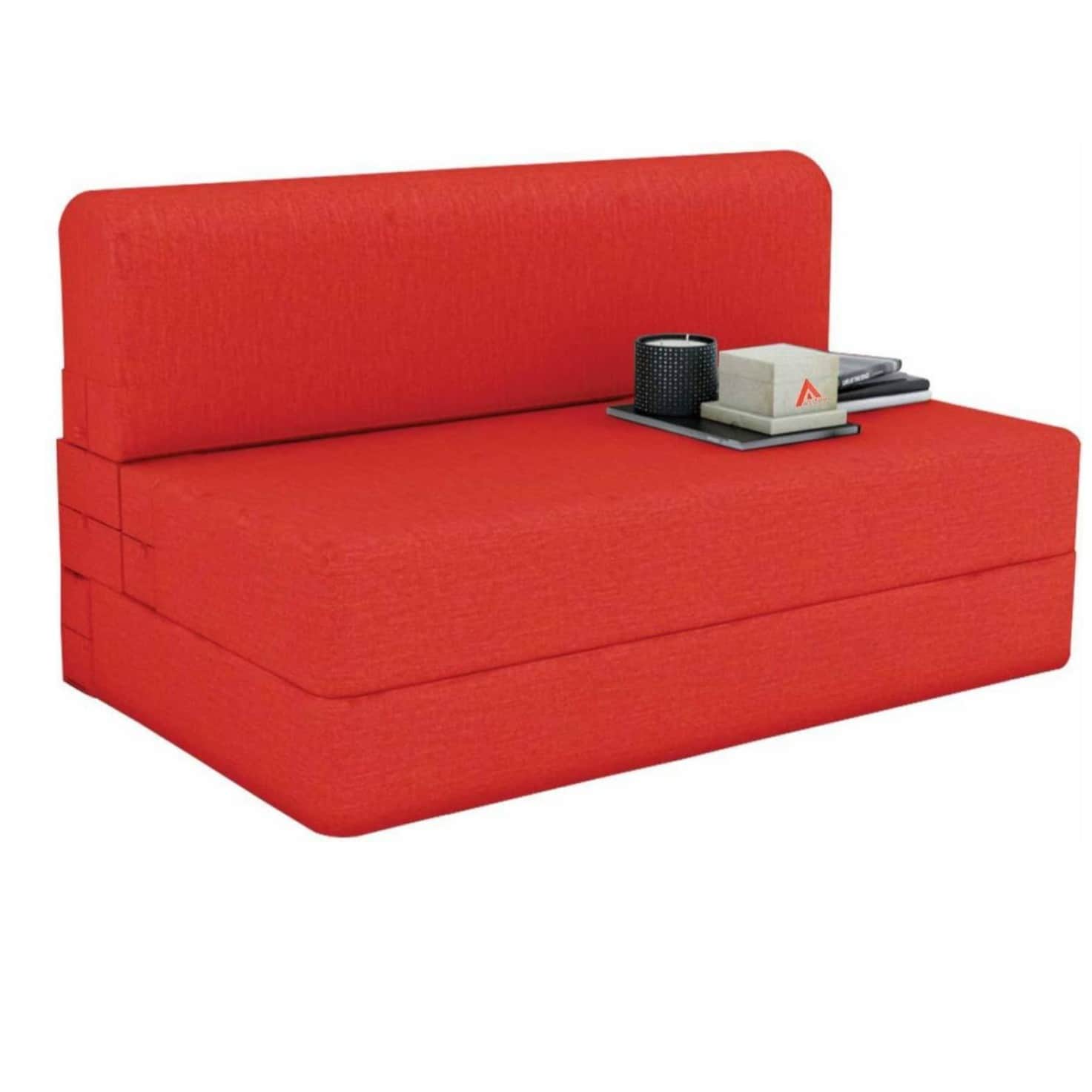 Dublin Red Sleeper Sofa Cum Bed - front_view