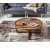 Warren Sheesham Wood Curved Coffee Table - front_view