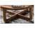 Warren Sheesham Wood Curved Coffee Table - top_view