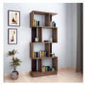 Lisa Engineered Wood Open Book Shelf (4 Shelves) - photo