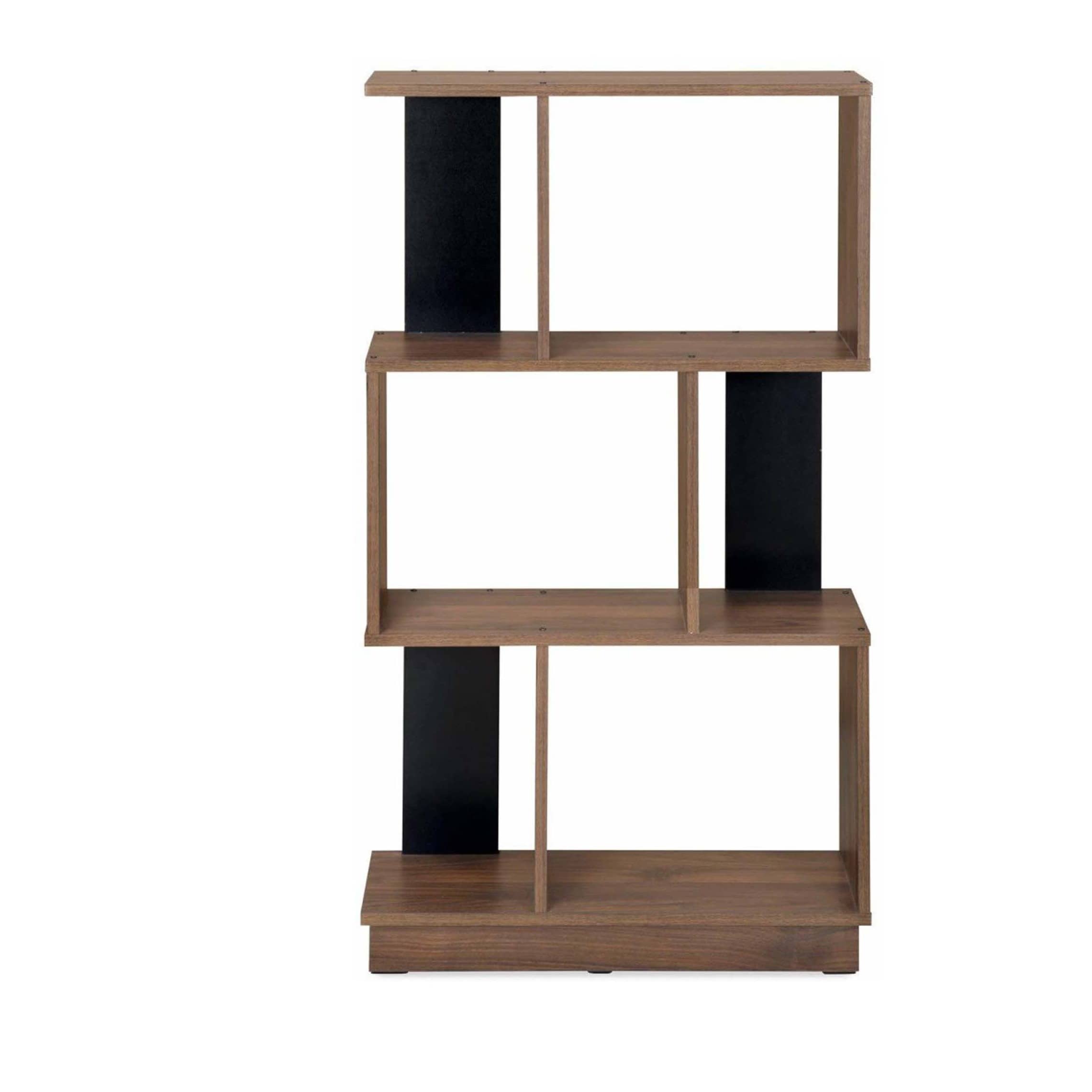 Lisa Engineered Wood Open Book Shelf (3 Shelves)