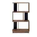 Lisa Engineered Wood Open Book Shelf (3 Shelves) - top_view