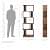 Lisa Engineered Wood Open Book Shelf (5 Shelf) - rear_view