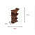 Engineered Wood Tree Shaped Book Shelf - rear_view