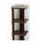 Engineered Wood Semi-Open Book Shelf - top_view