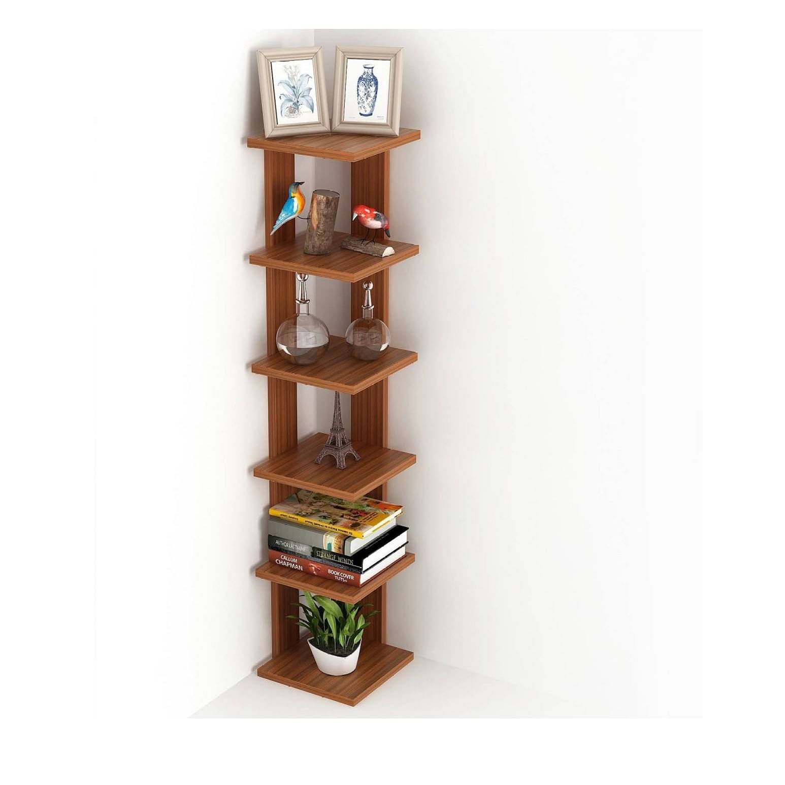 Wooden Floating Book Shelf