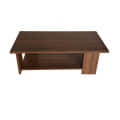 Low Height Coffee Table (Brown) - front_view