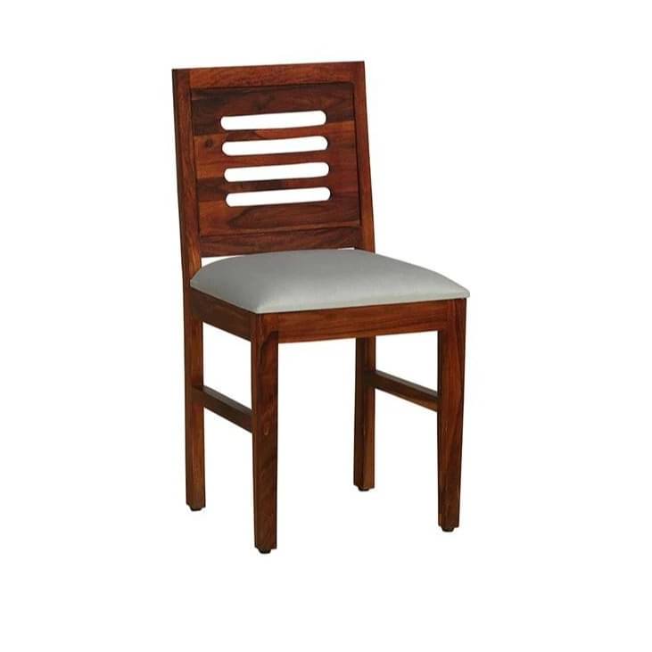 Solid Wood Dining Chairs With Cushions (Pair of 2)