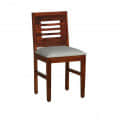 Solid Wood Dining Chairs With Cushions (Pair of 2) - front_view