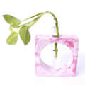 Flower Pot/VASE with Test Tube (Pink/White ) - photo