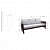 Alkaline Teakwood 3+1+1 wooden sofa - left_view