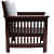 Alkaline Teakwood 3+1+1 wooden sofa - bottom_view
