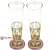 Hand Printed Tall Beer Glass Set 420ml - left_view
